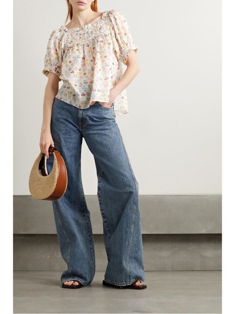 Doen Frances top in spring bouquet